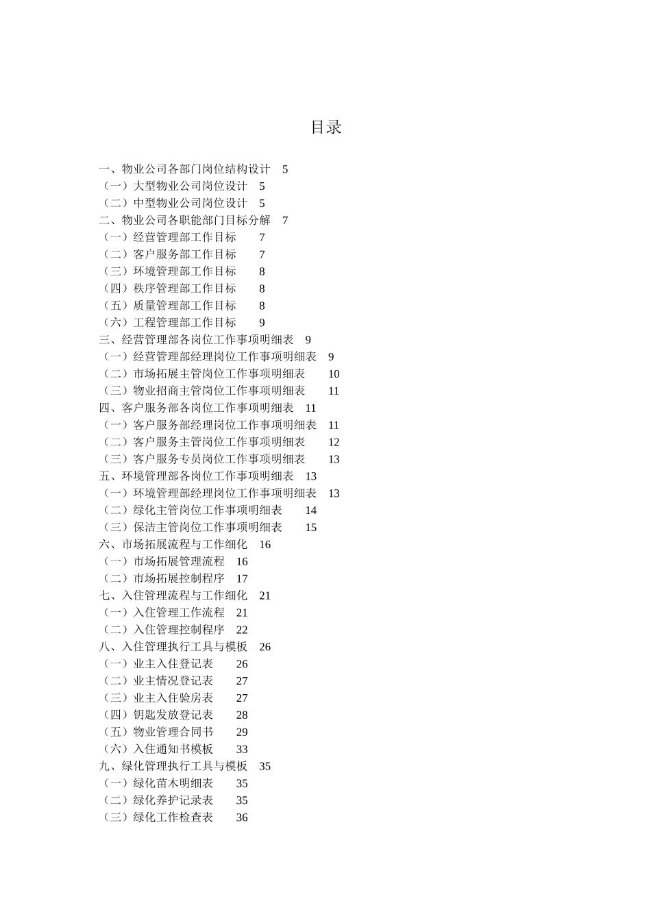 物业管理细化执行模板_第2页