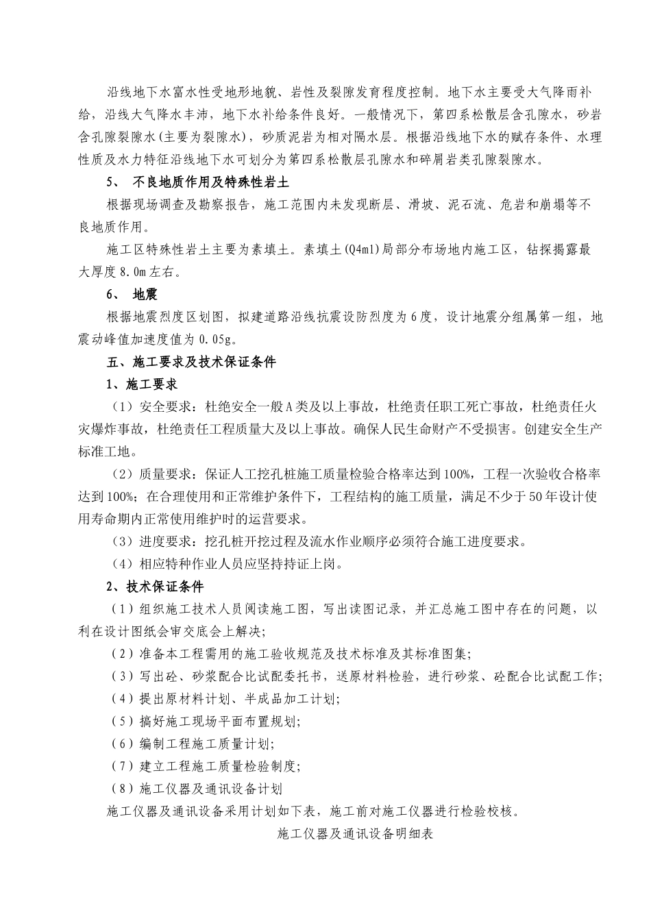 人工挖孔桩安全专项施工方案培训资料(doc 41页)_第3页
