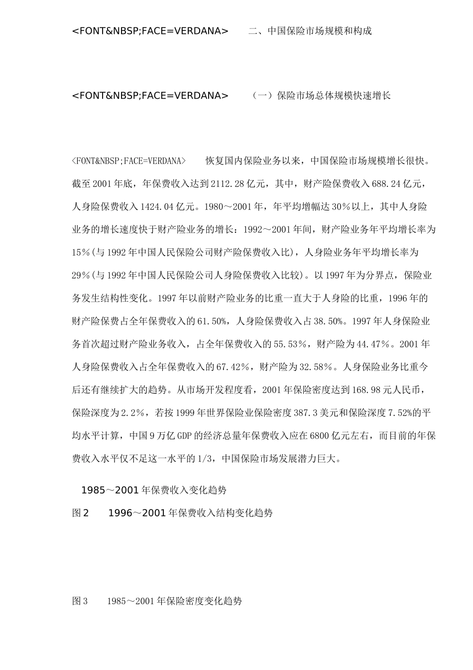 中国保险市场现状及存在的主要问题(doc 21)_第2页