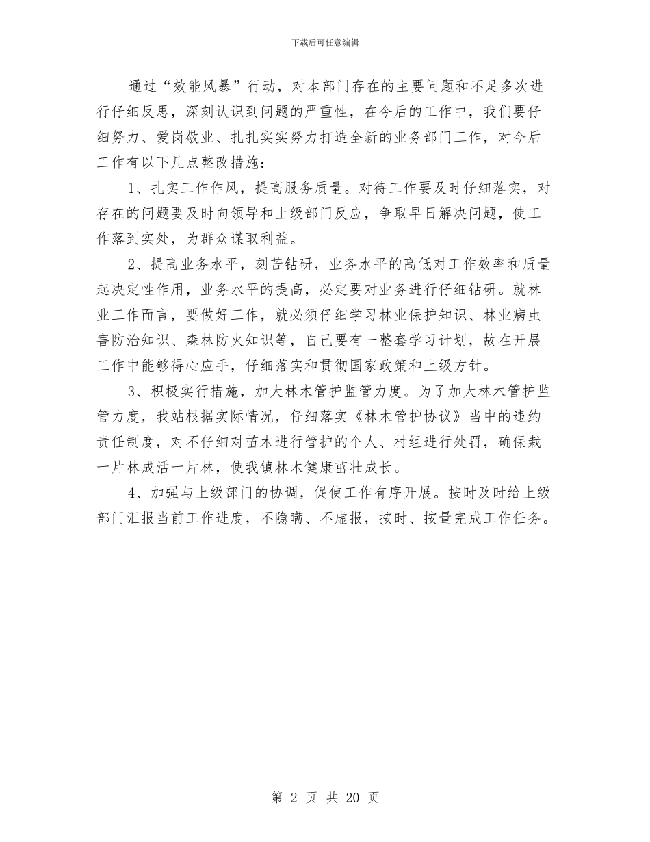 效能风暴个人剖析材料与效能风暴实施方案3篇汇编_第2页