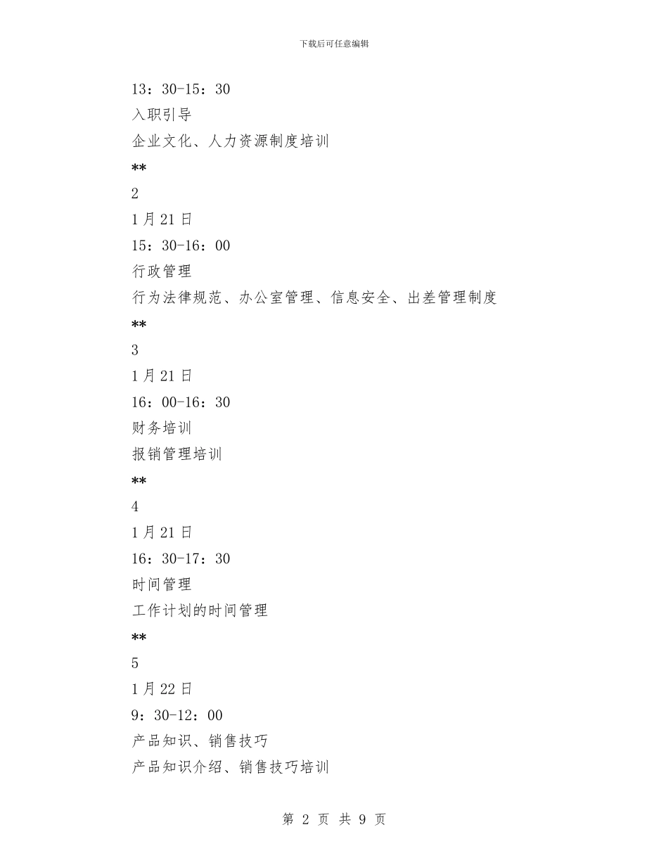 新员工入职培训总结与新员工入职培训总结优秀范文汇编_第2页