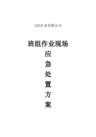 煤矿区队班组建设（DOC45页）