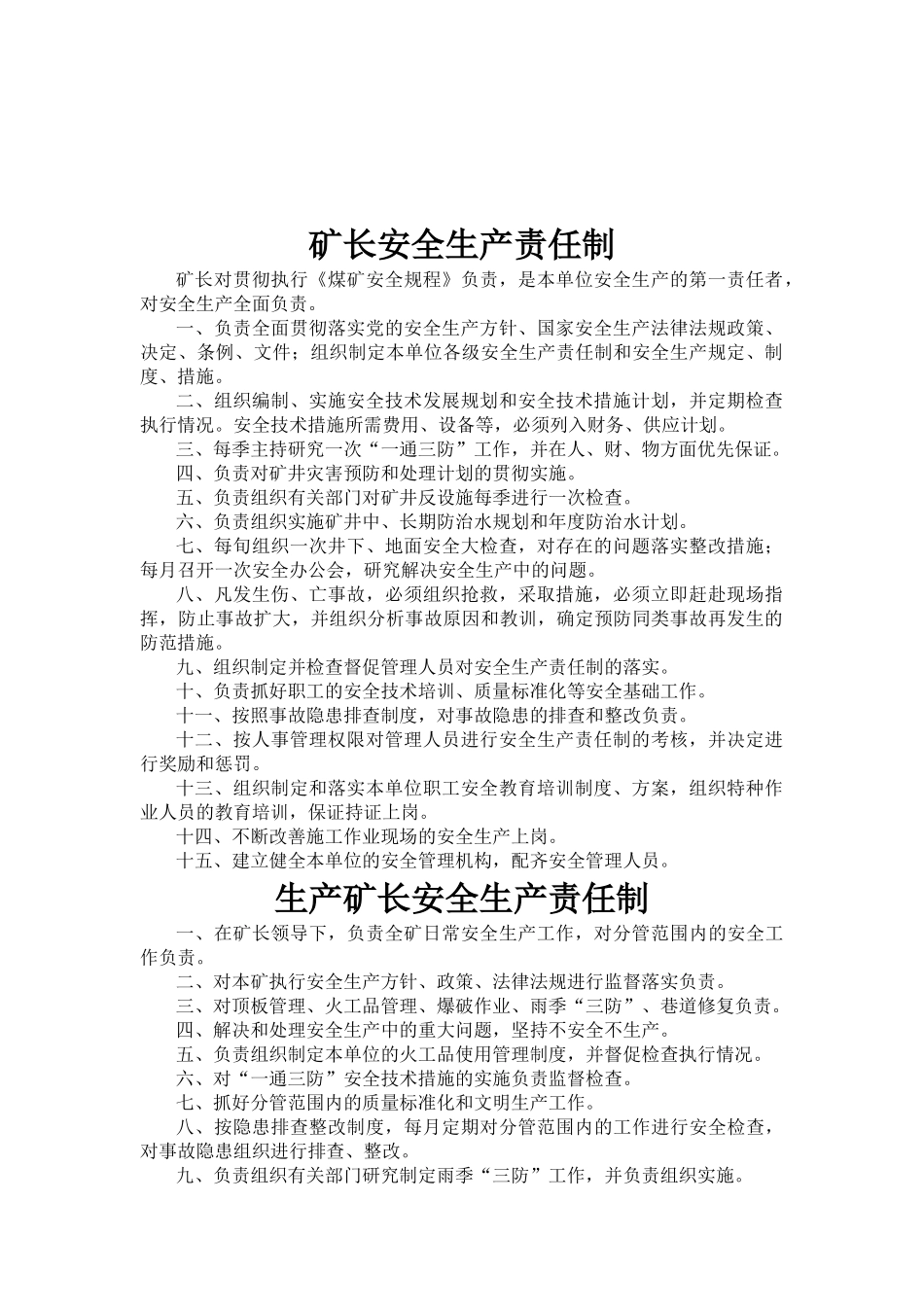 矿某汽车全生产责任制_第2页