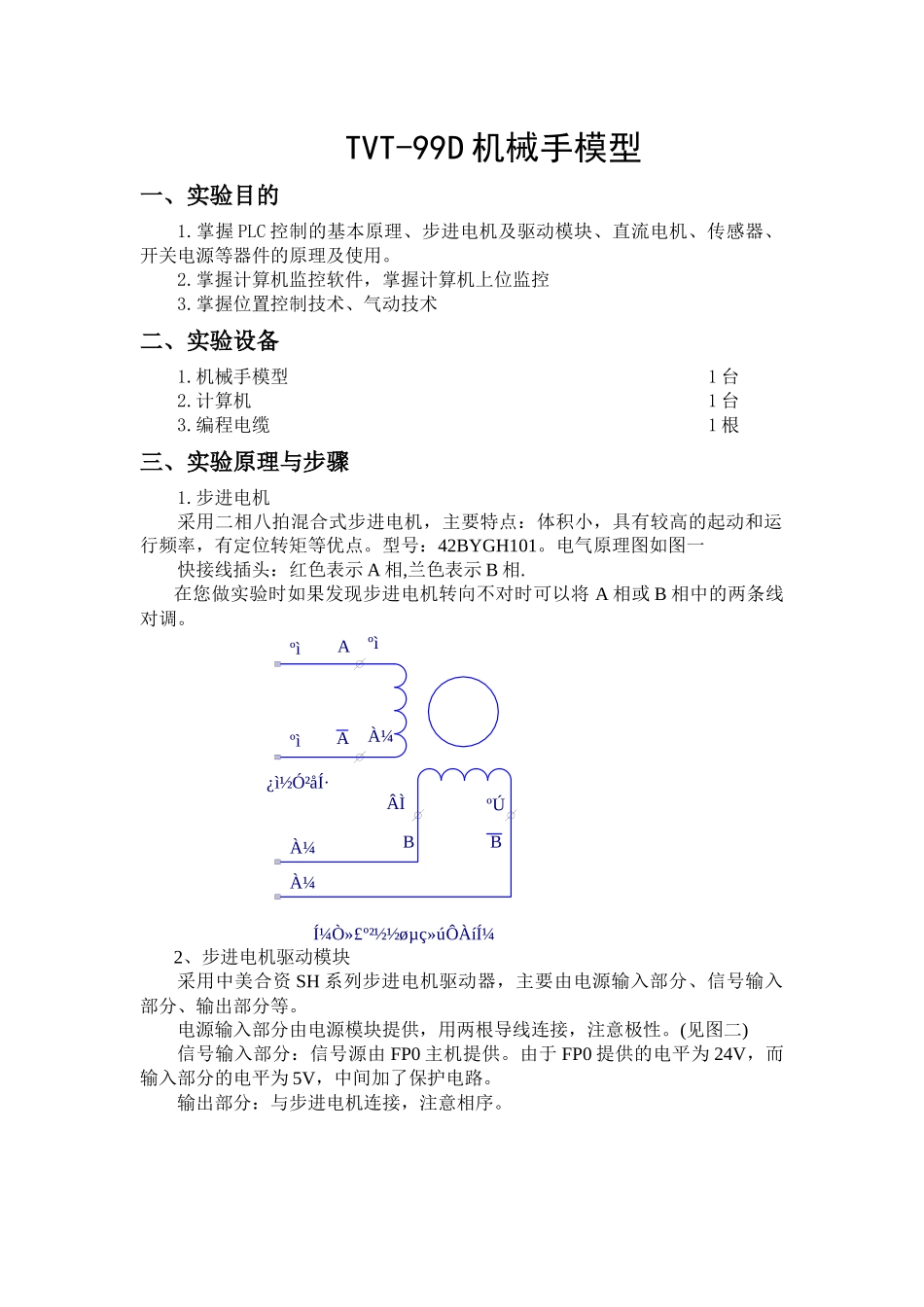 TVT-99D机械手模型_第1页