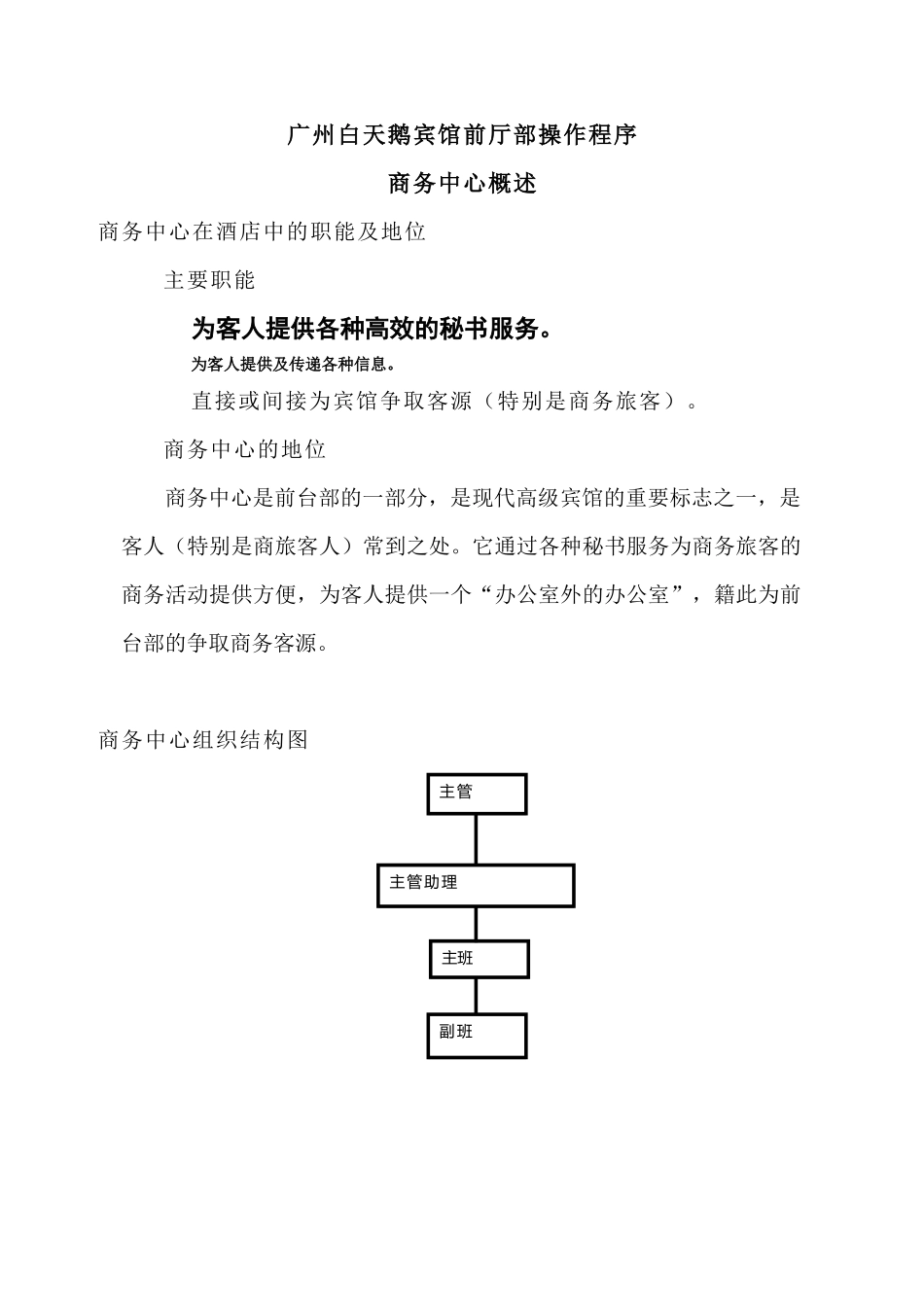 某宾馆前厅部操作管理程序_第1页