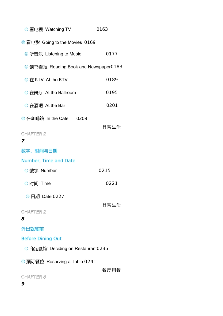 英语口语大全日常口语篇电子书_第3页