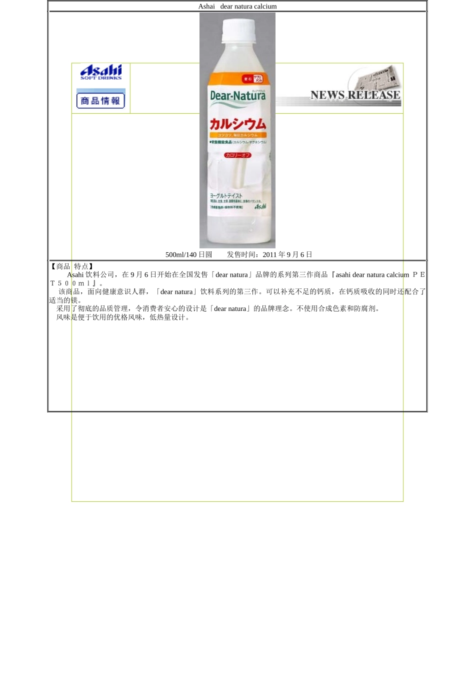 XXXX年8月日本饮料新品_第1页