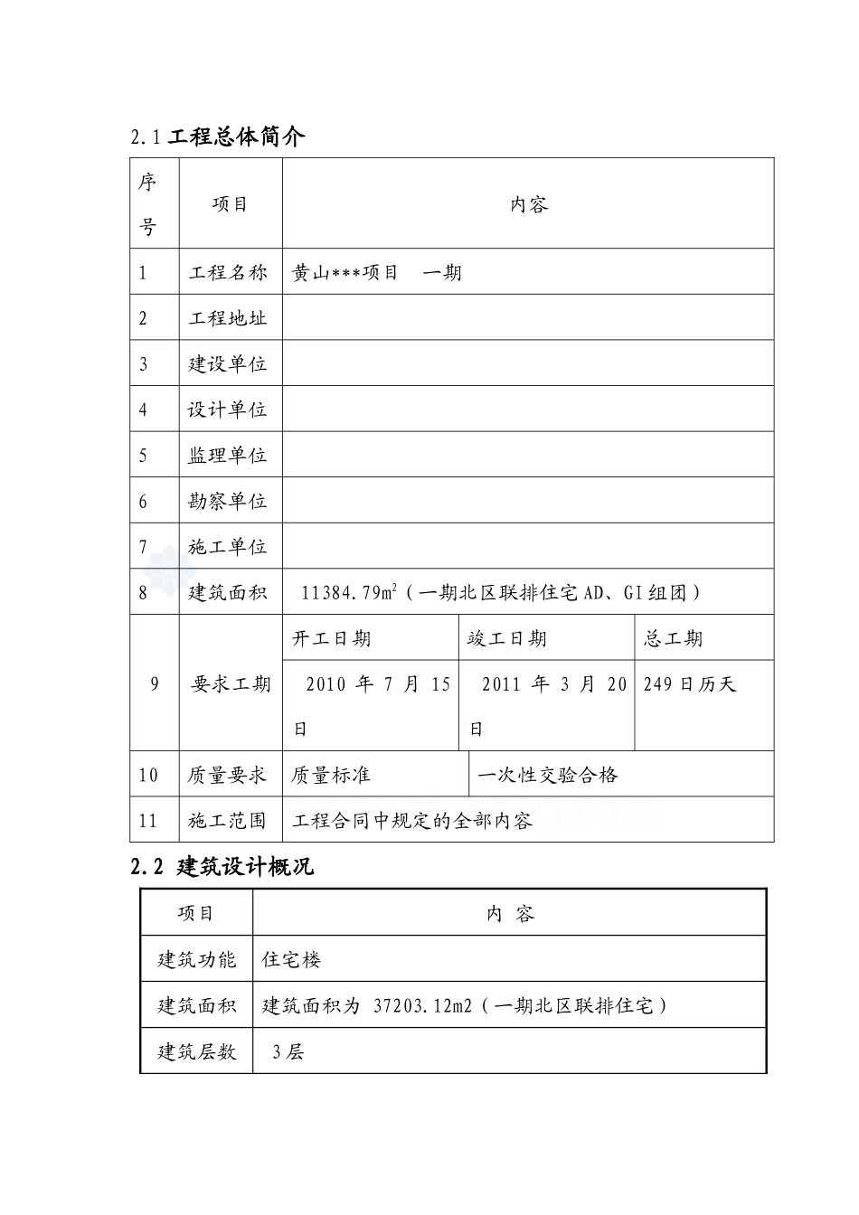 [安徽]住宅楼基础工程施工方案_secret_第2页