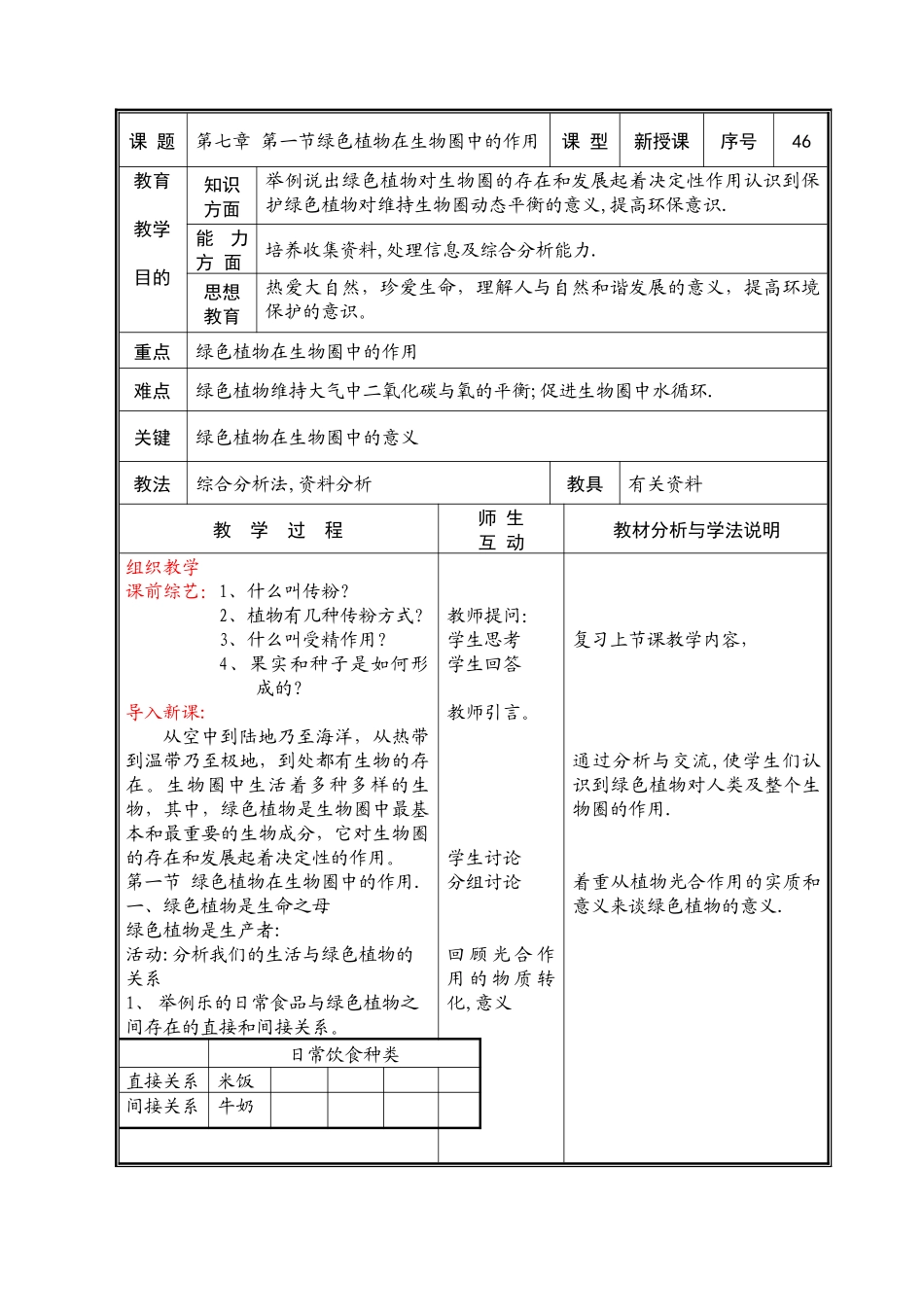 第一节绿色植物在生物圈中的作用_第1页