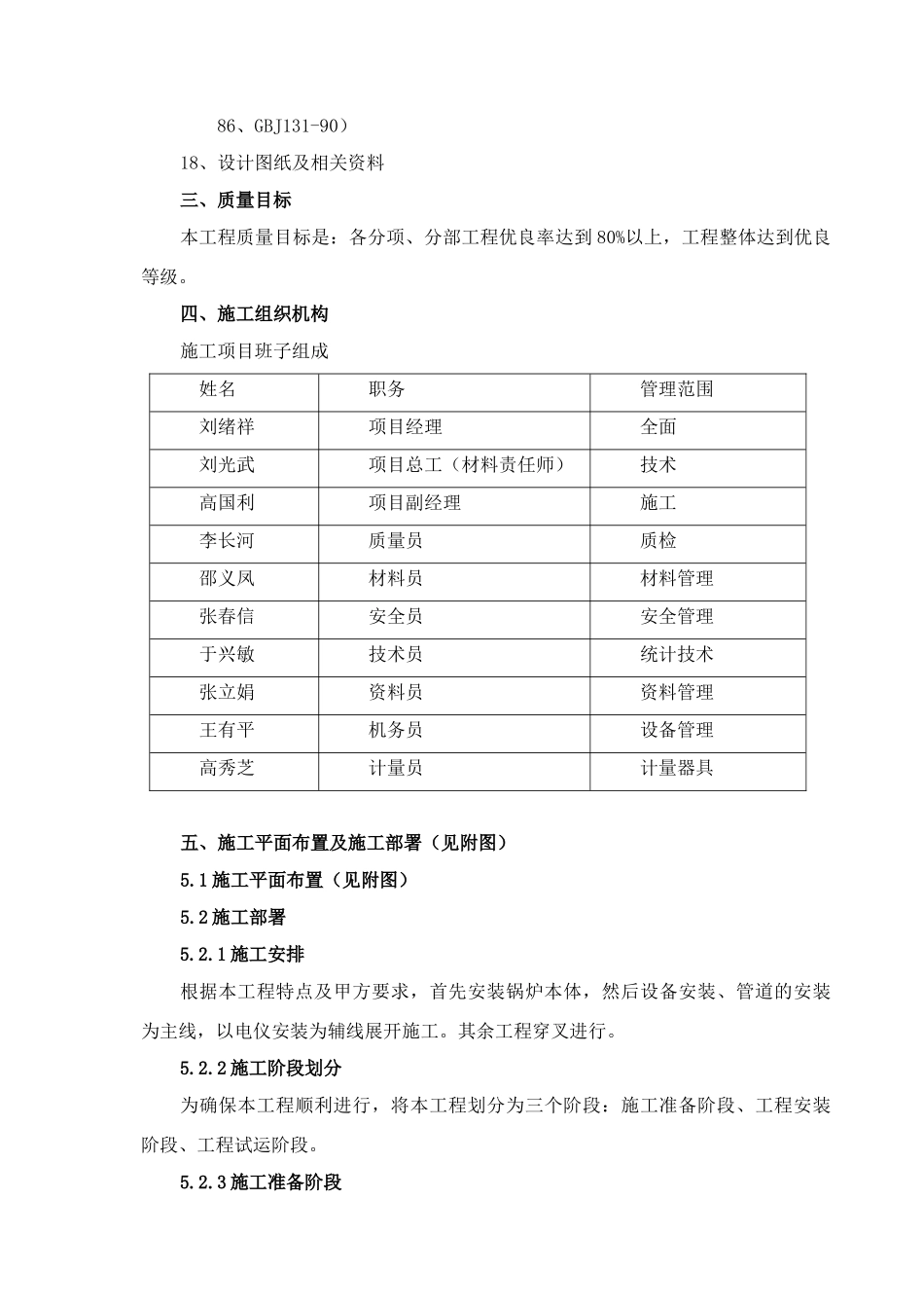 锅炉工艺管道,电气仪表等方案_第2页