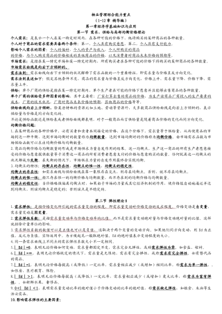 物业管理综合能力重点(1-12章_精华版)