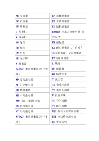 电气符号大全（DOC38页）