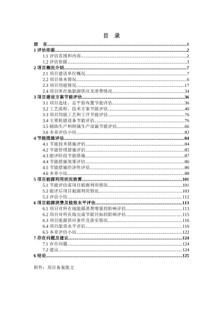 染料化工搬迁项目节能评估报告