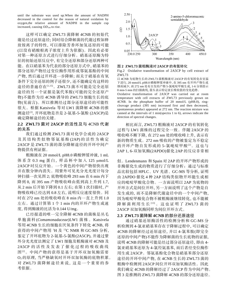 假单胞菌ZWL73降解4-氯硝基苯的代谢途径研究-生物谷_第3页