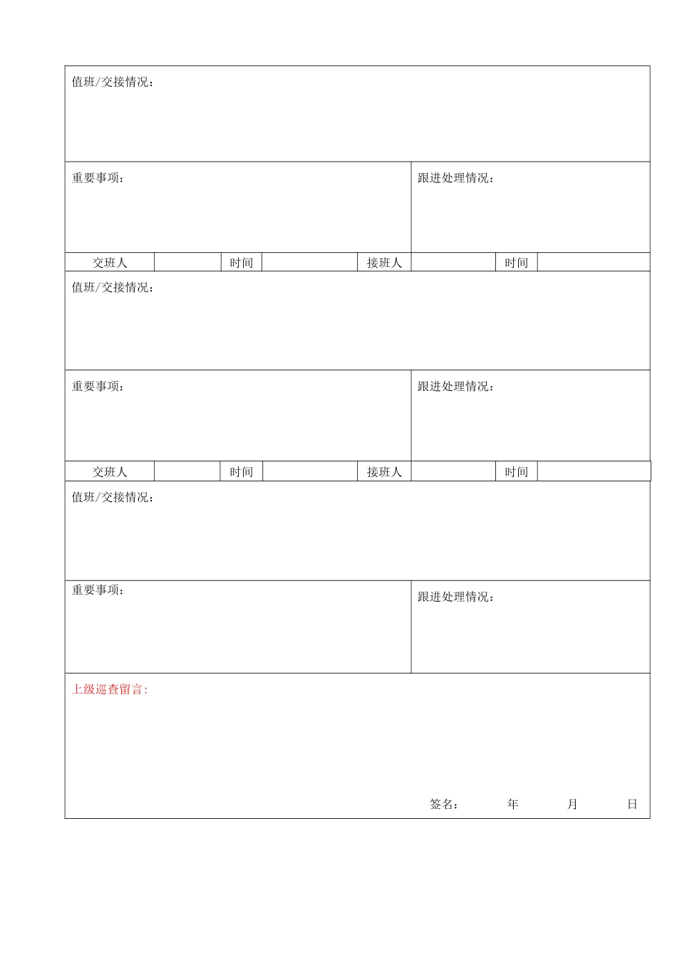 QR-PNJ-751-AQ01-01值（交接）班记录表（印刷）_第2页
