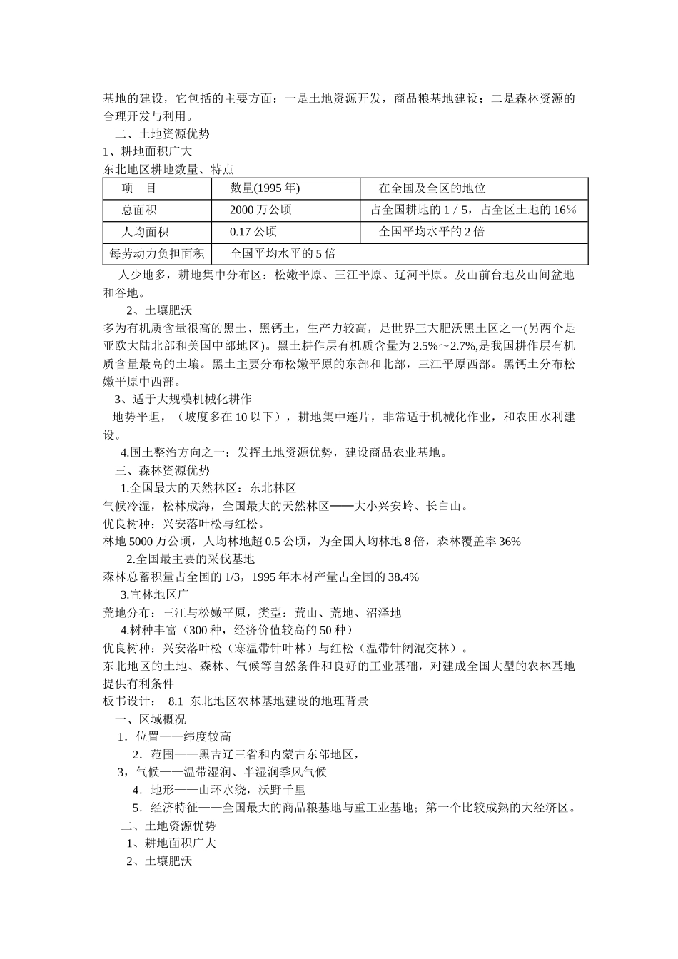 第八单元商品农业区域的开发——81农林基地建设的地理背景点_第3页