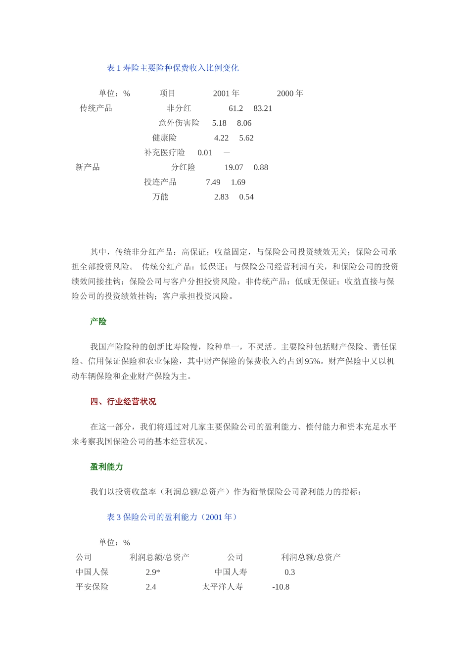 中国保险业研究报告（doc 24）_第3页