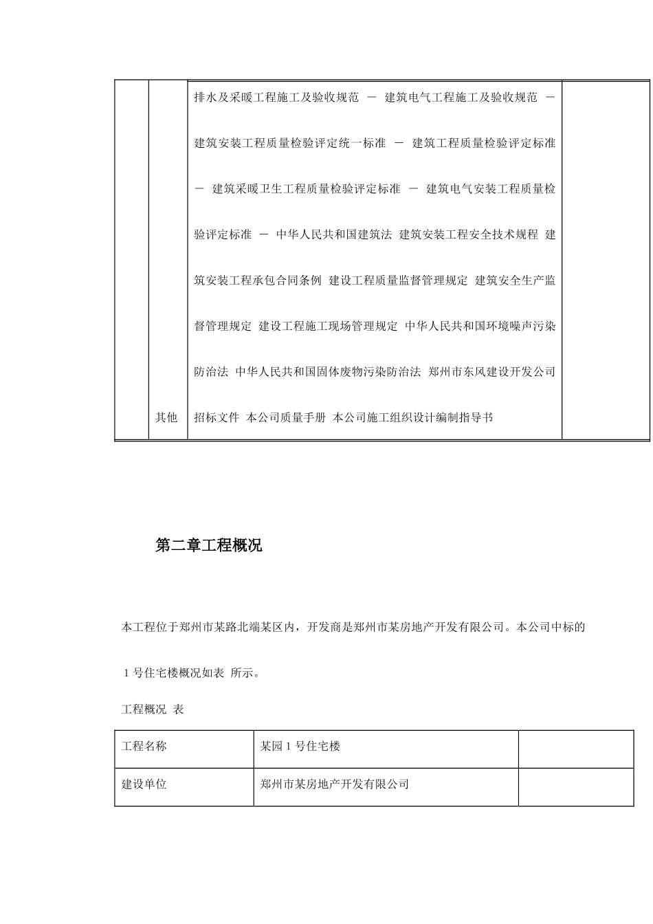 某小区1号住宅楼工程施工组织设计方案(DOC98页)_第3页