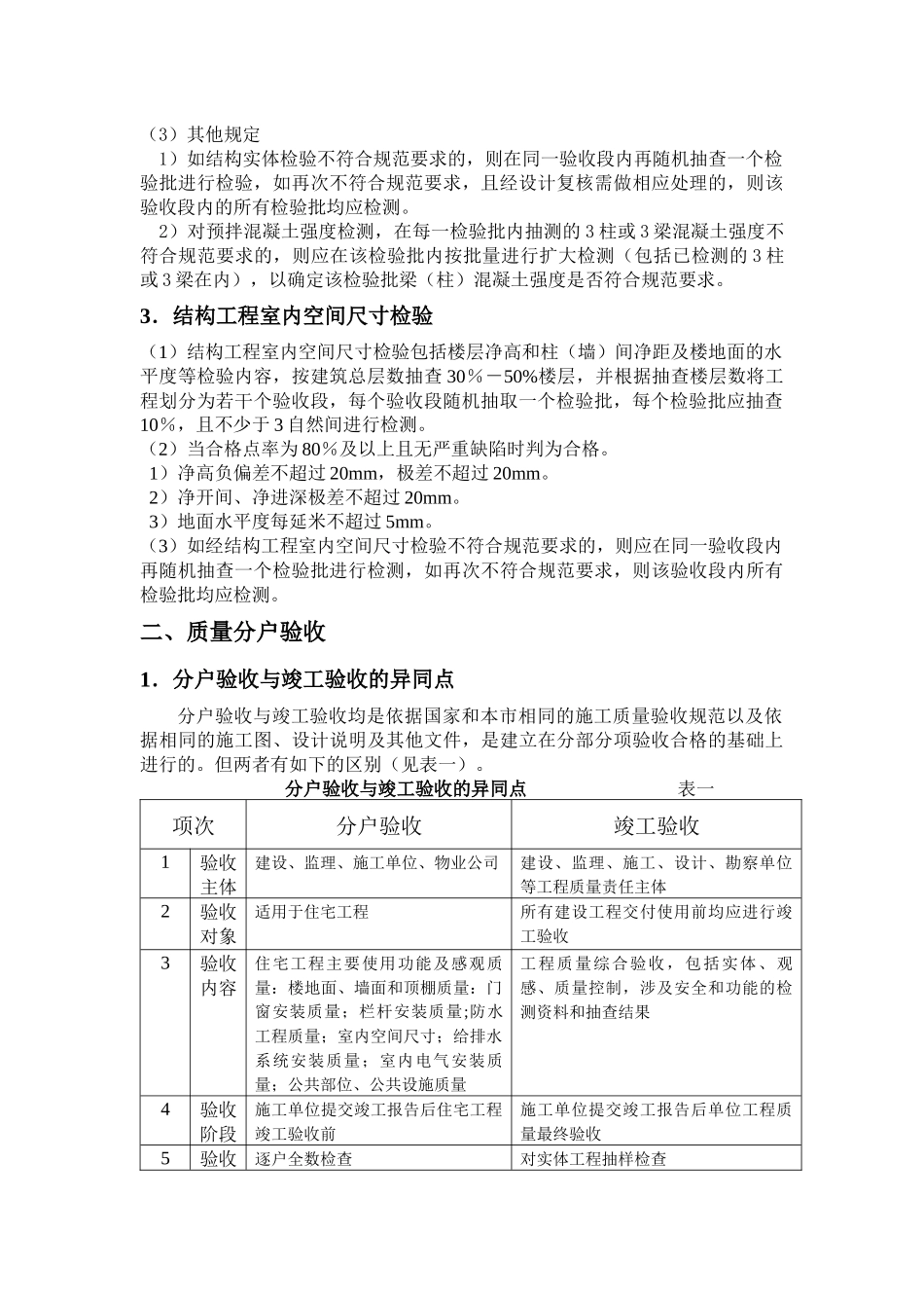 住宅工程结构实体检验和质量验收管理方案_第3页