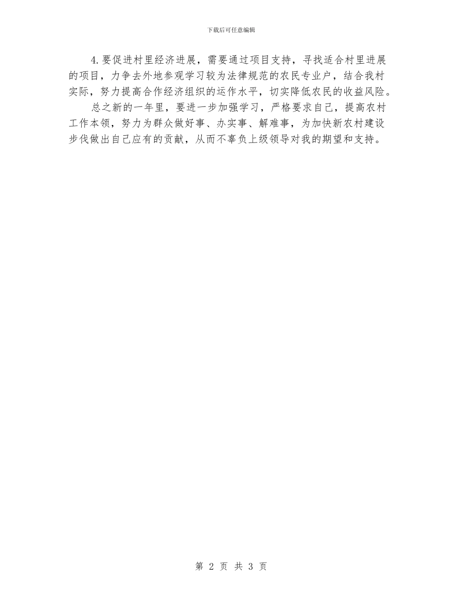 村委工作计划报告_第2页