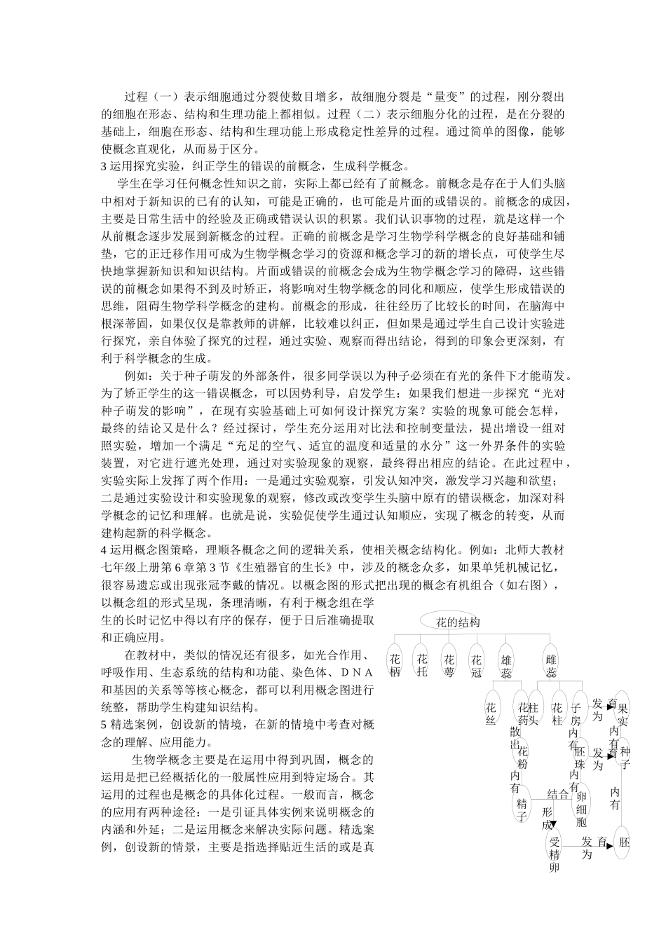 浅谈初中生物概念教学的有效策略_第2页
