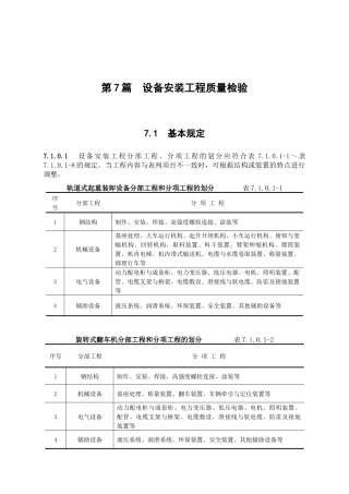 9第7篇 设备安装工程质量检验