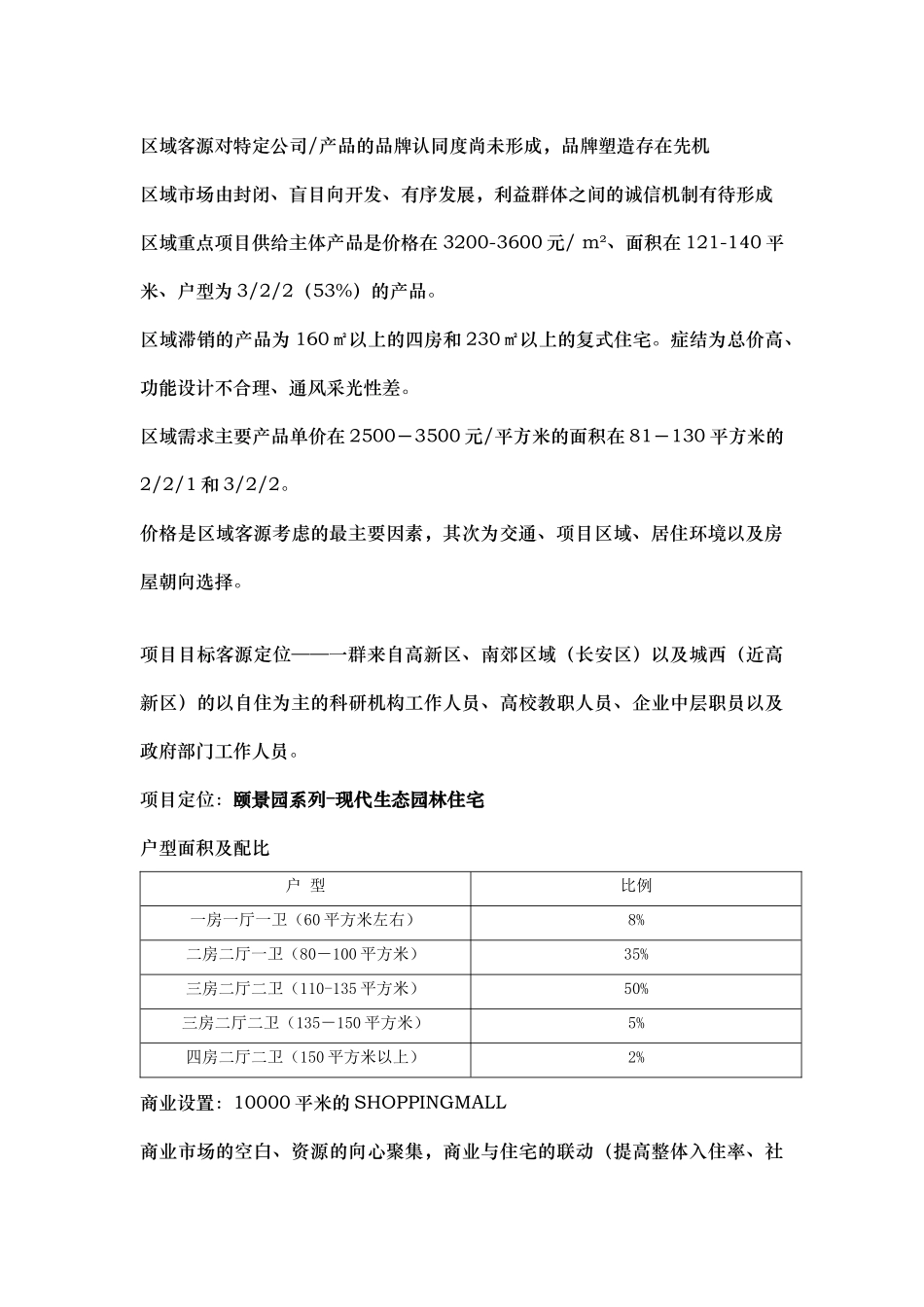 西安房地产定位报告_第3页
