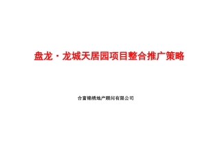 某地产项目整合推广策略报告