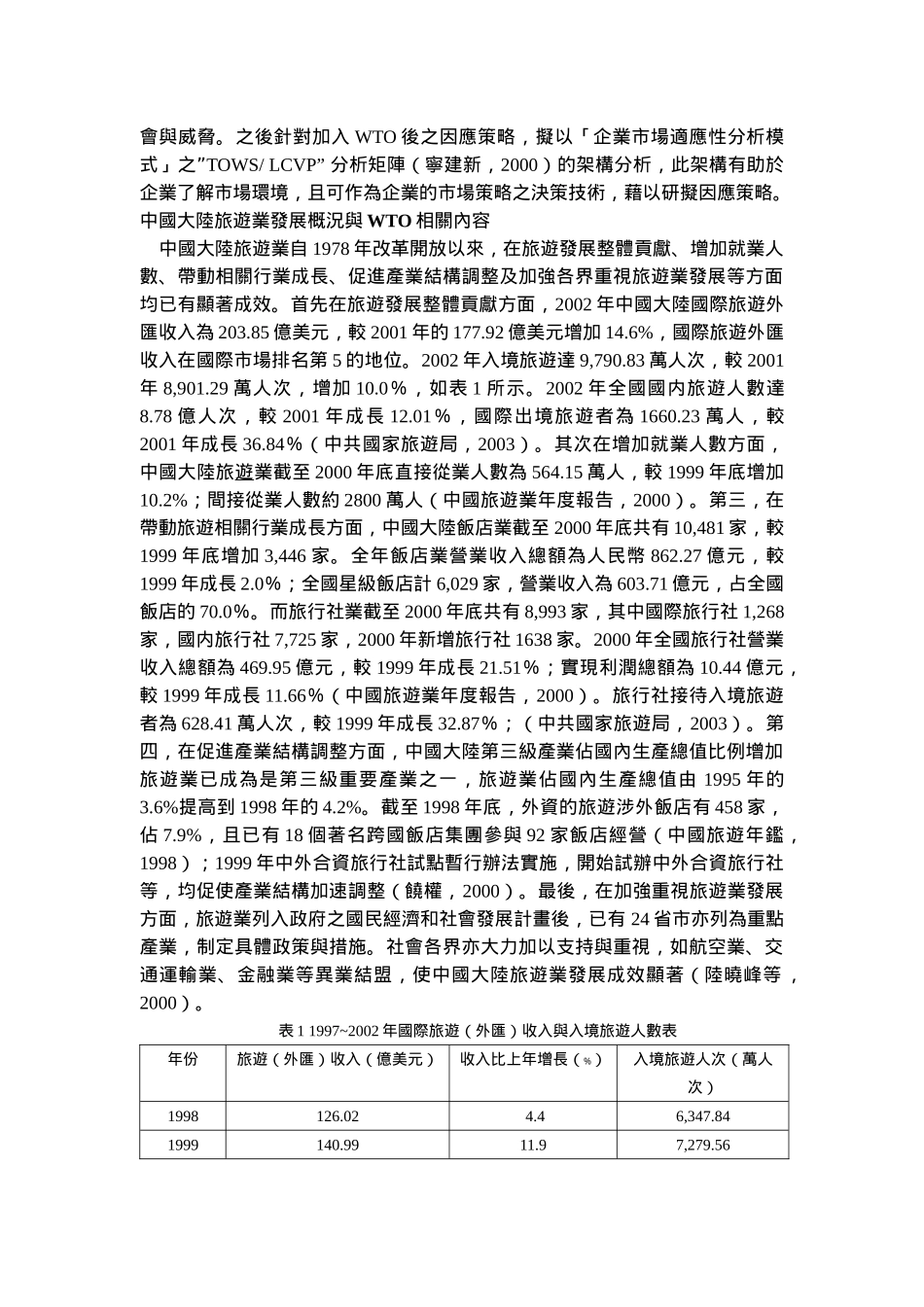 中国大陆加入WTO后对旅游业影响与因应策略之研究_第2页