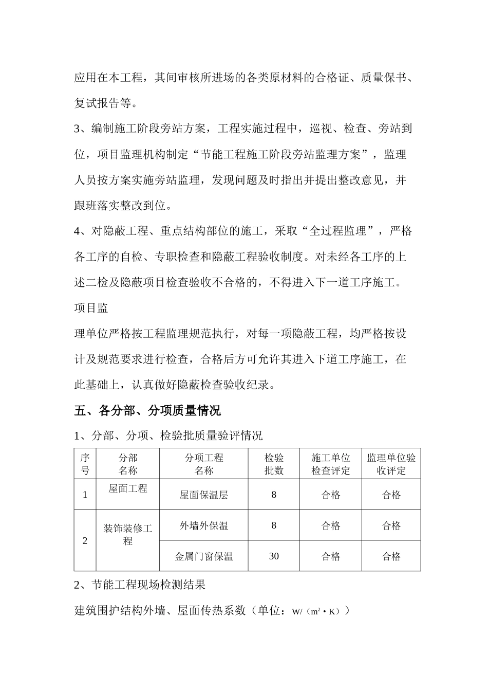 某建筑节能工程监理质量评估报告_第3页
