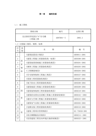 某住宅楼施工组织设计(DOC 124页)