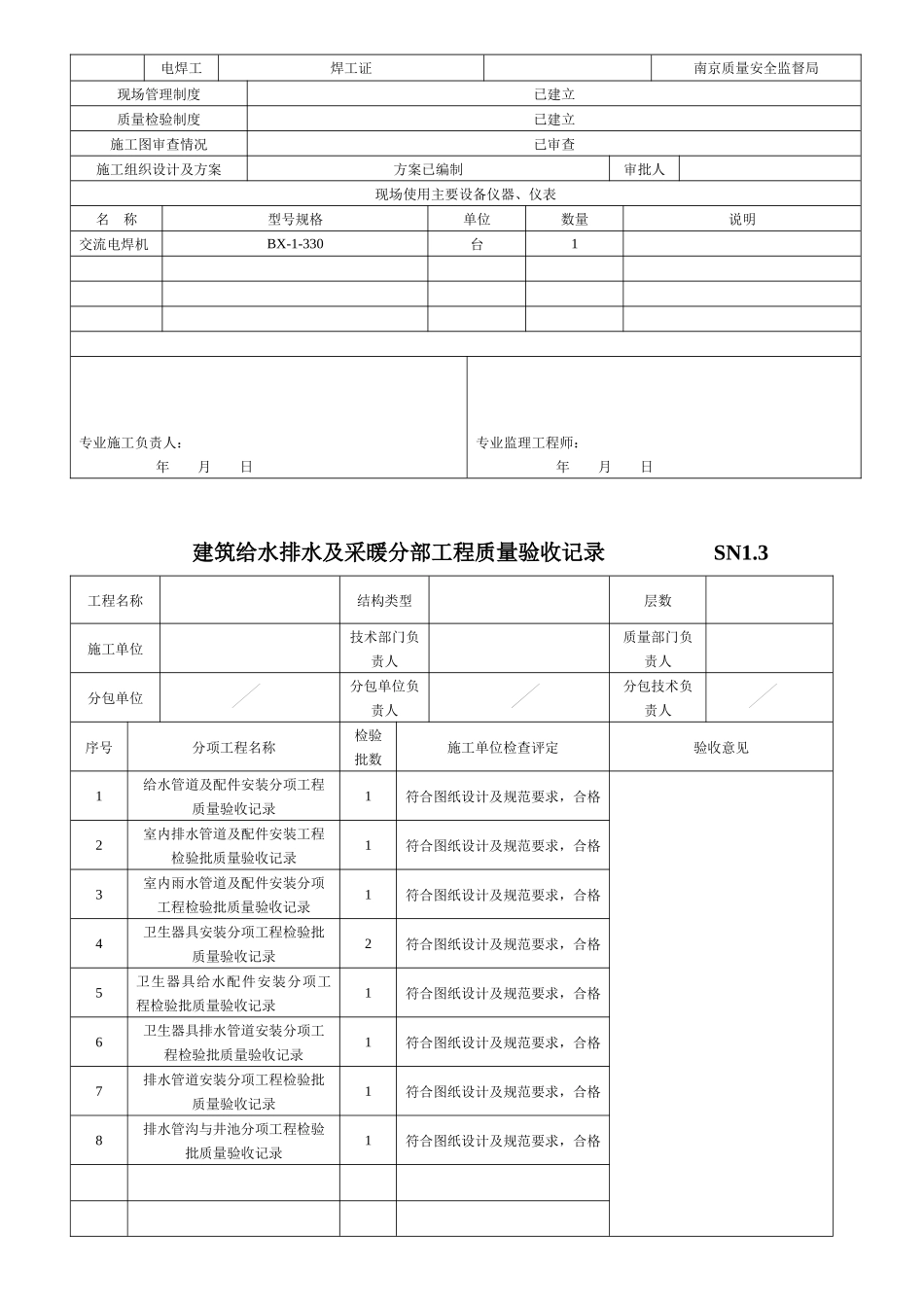 表格(江苏建筑给水排水)_第2页
