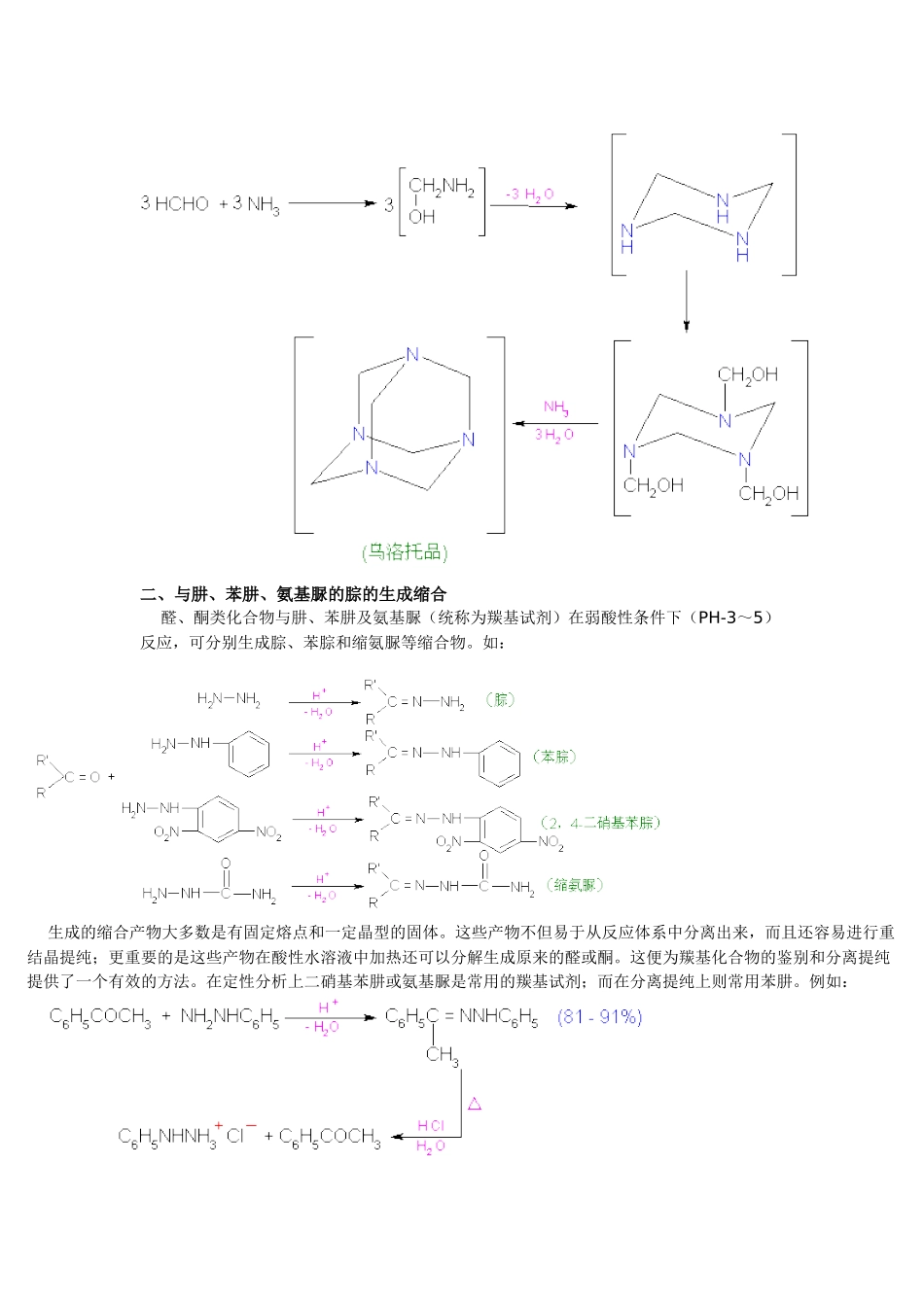 目前位置：首页—醛、酮、醌—J6醛、酮与氨及其衍生物的缩合_第2页