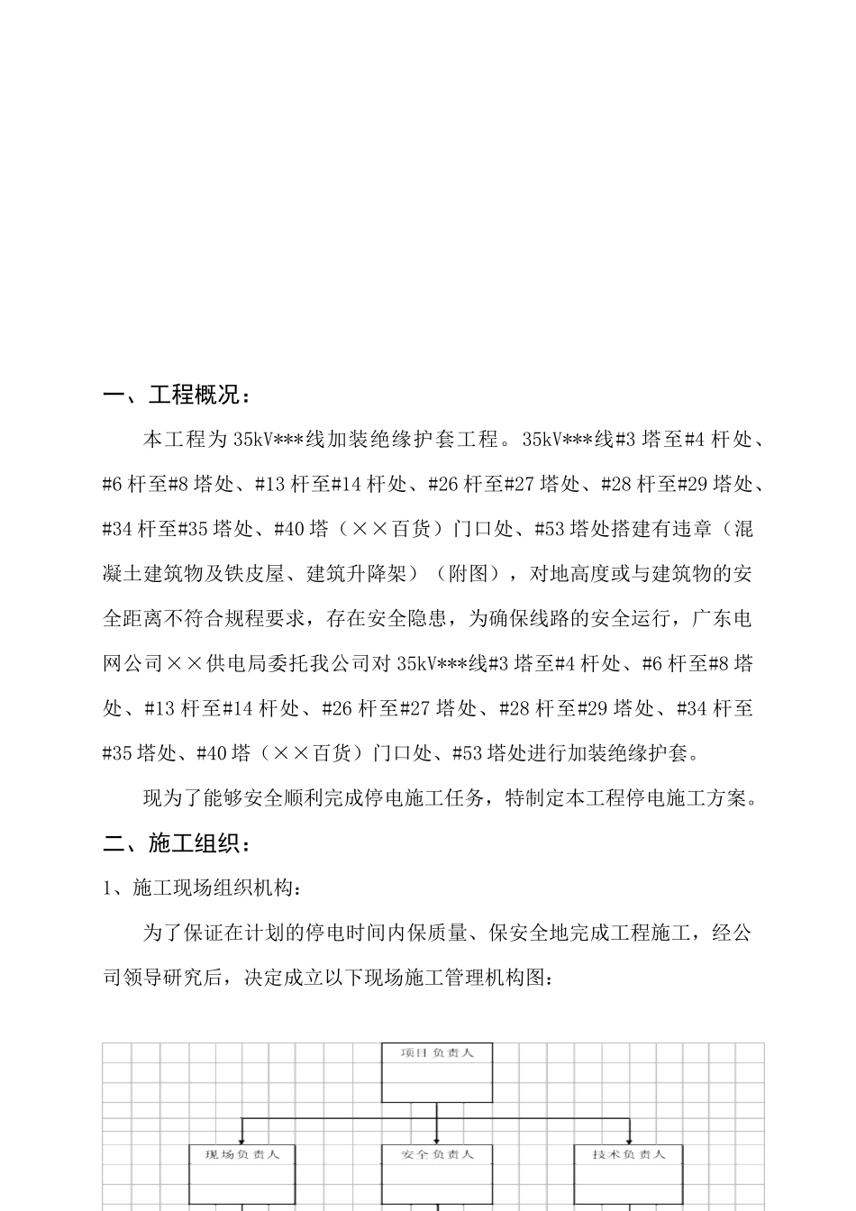 35KV输电线加装绝缘护套工程施工方案_第3页