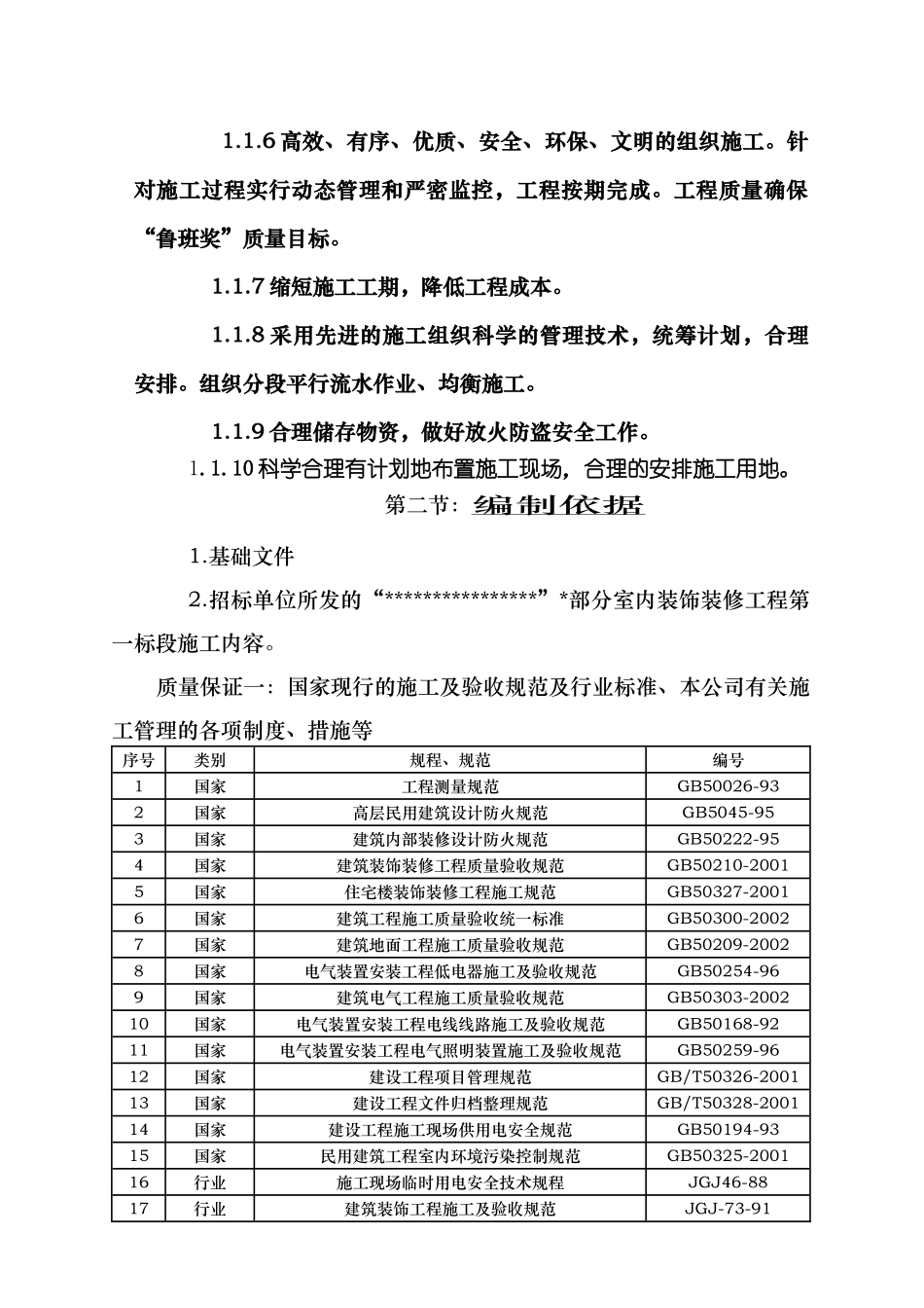 某室内装饰工程施工设计方案_第2页