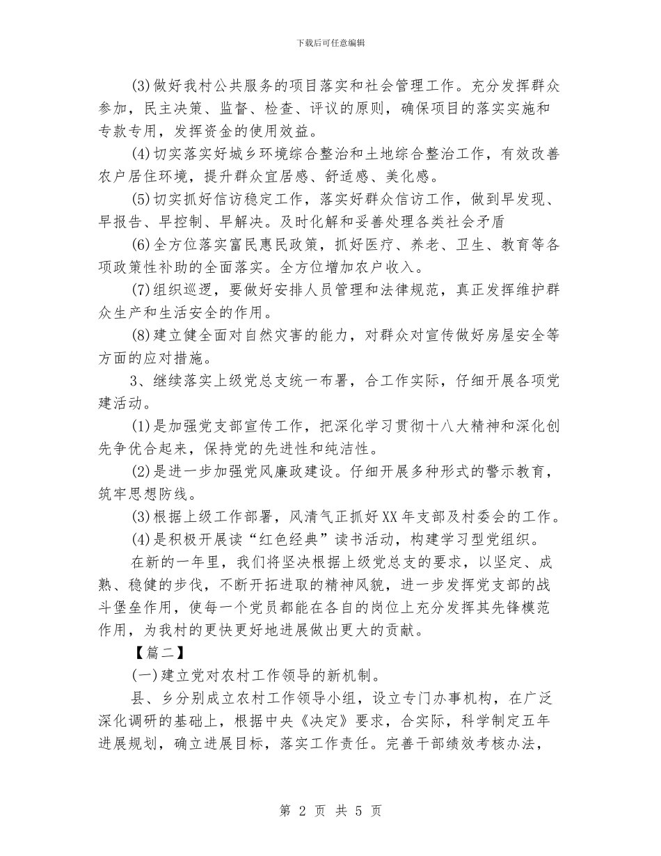 村级党建工作计划_第2页