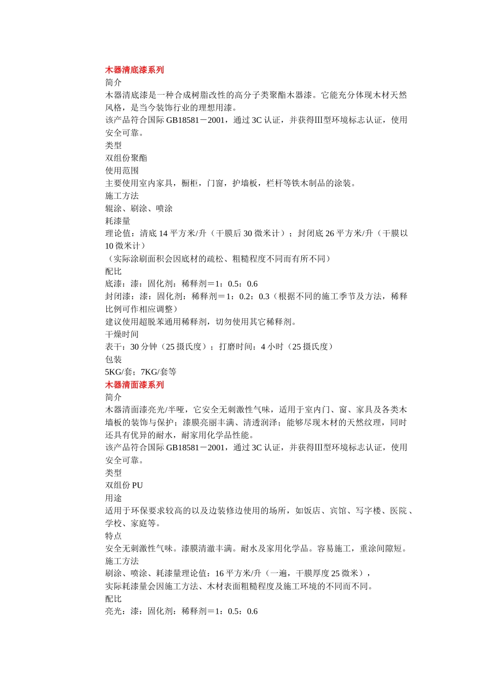 木器清底漆系列_第1页