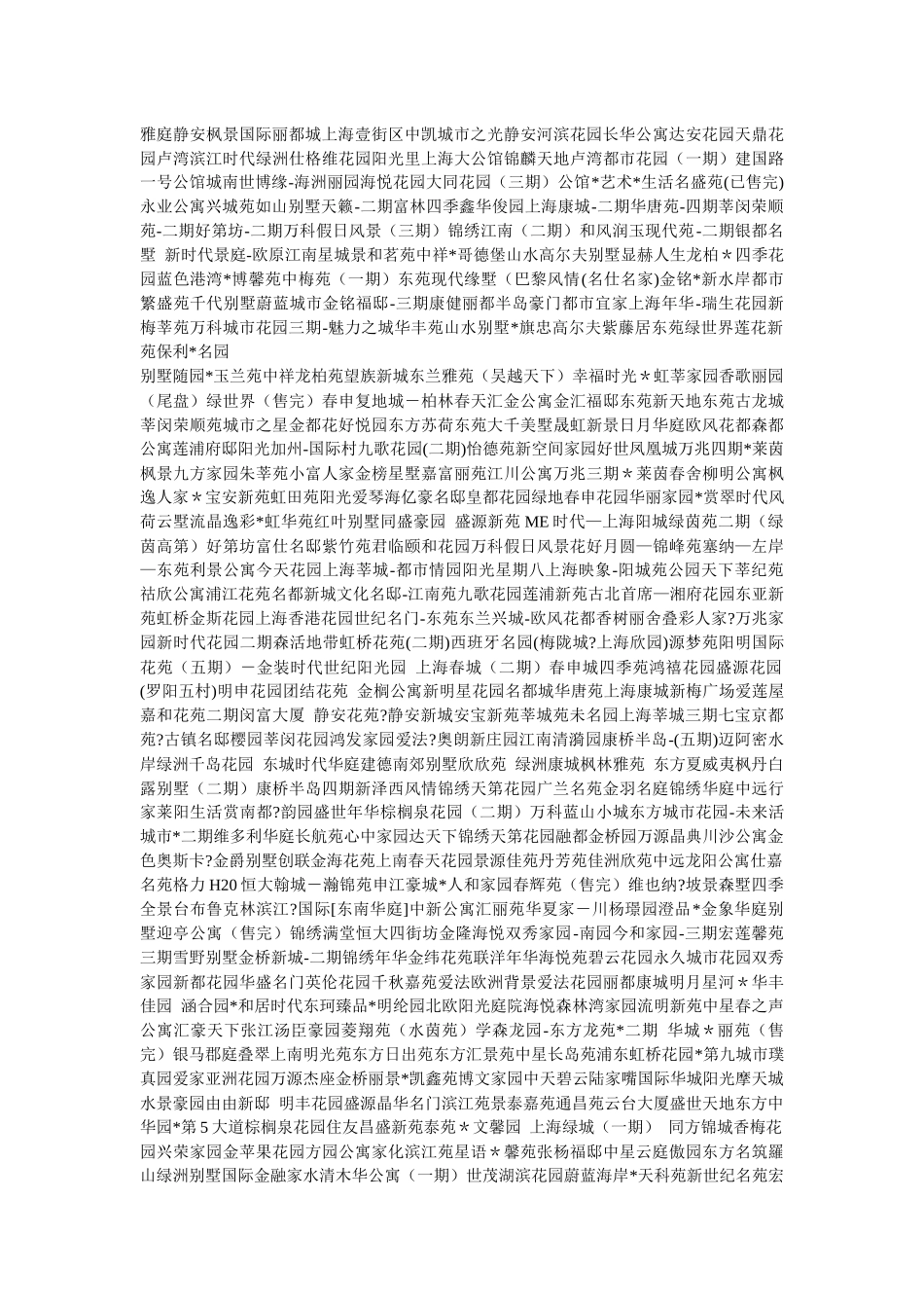 全国楼盘名称大全_第2页