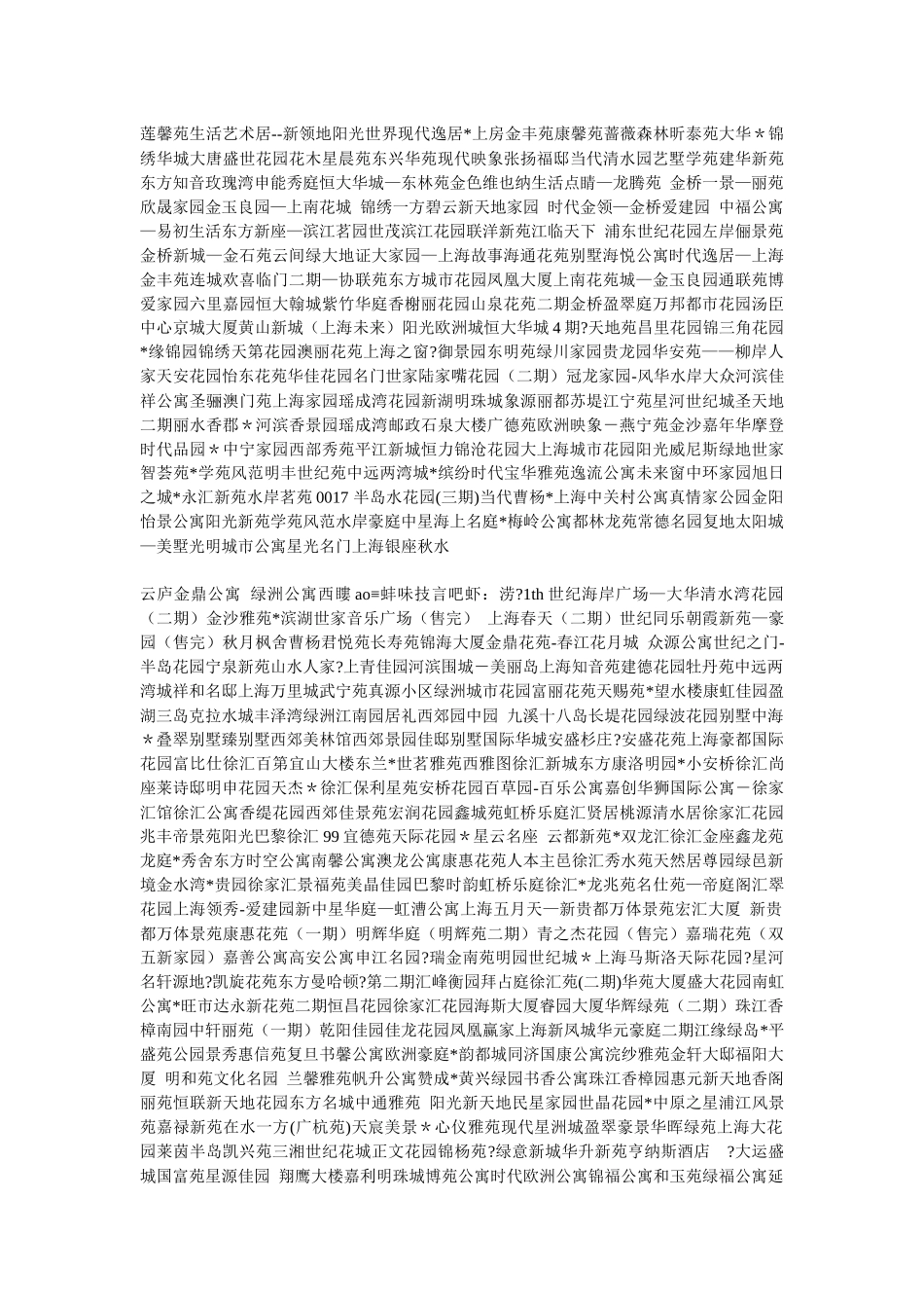 全国楼盘名称大全_第3页