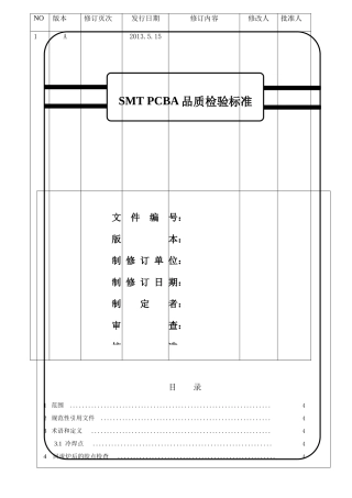 SMTPCBA品质检验标准