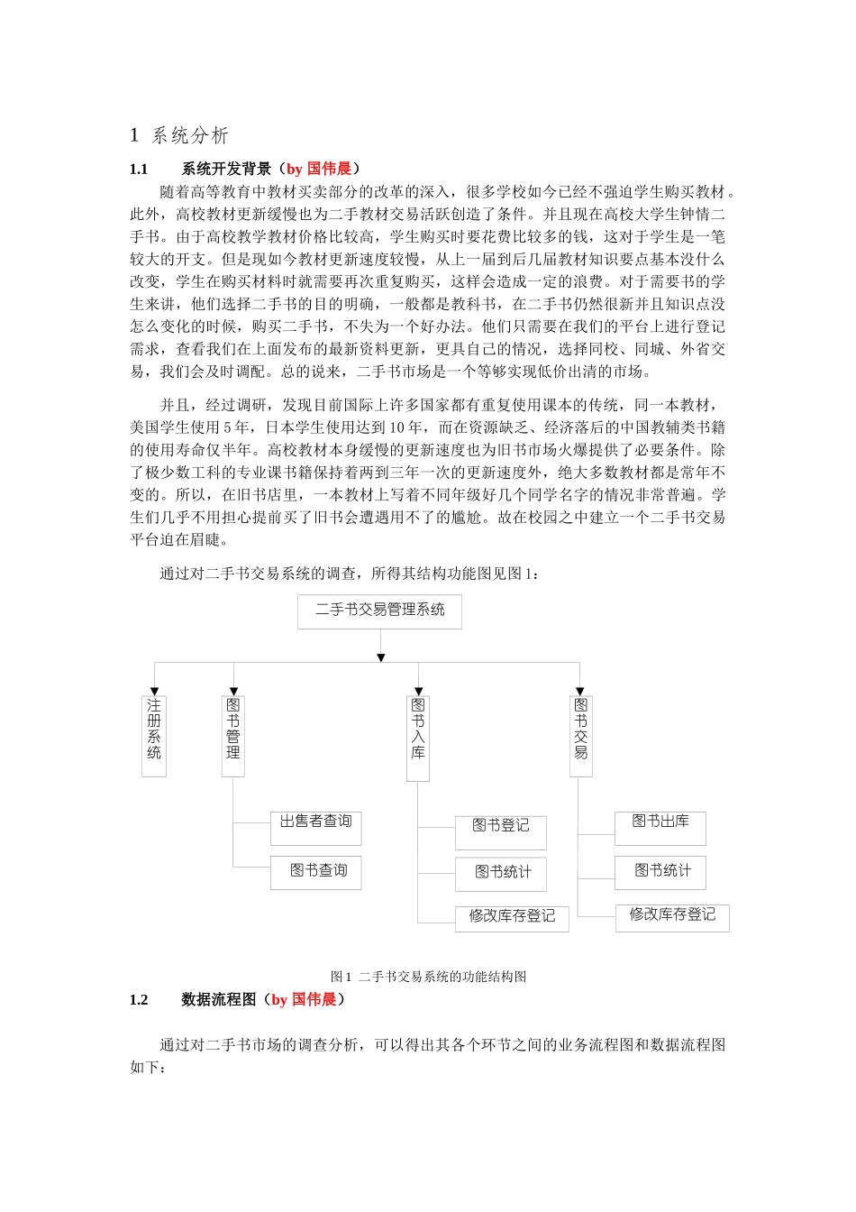 “二手书交易”管理系统分析设计 北京化工大学-经济管理学院_第2页