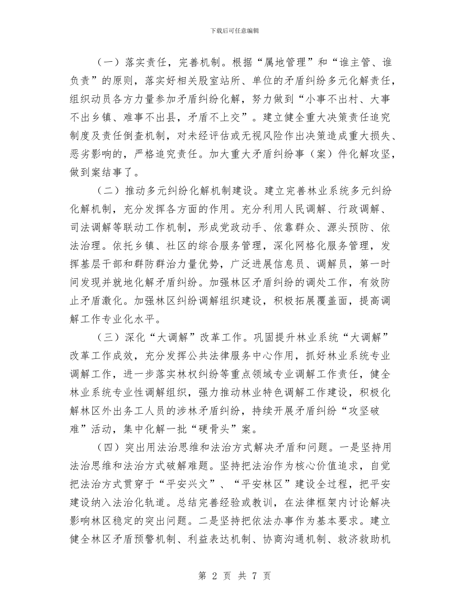 林业局2024年综治工作要点与林业局“十一五”平原绿化工程建设总结汇编_第2页