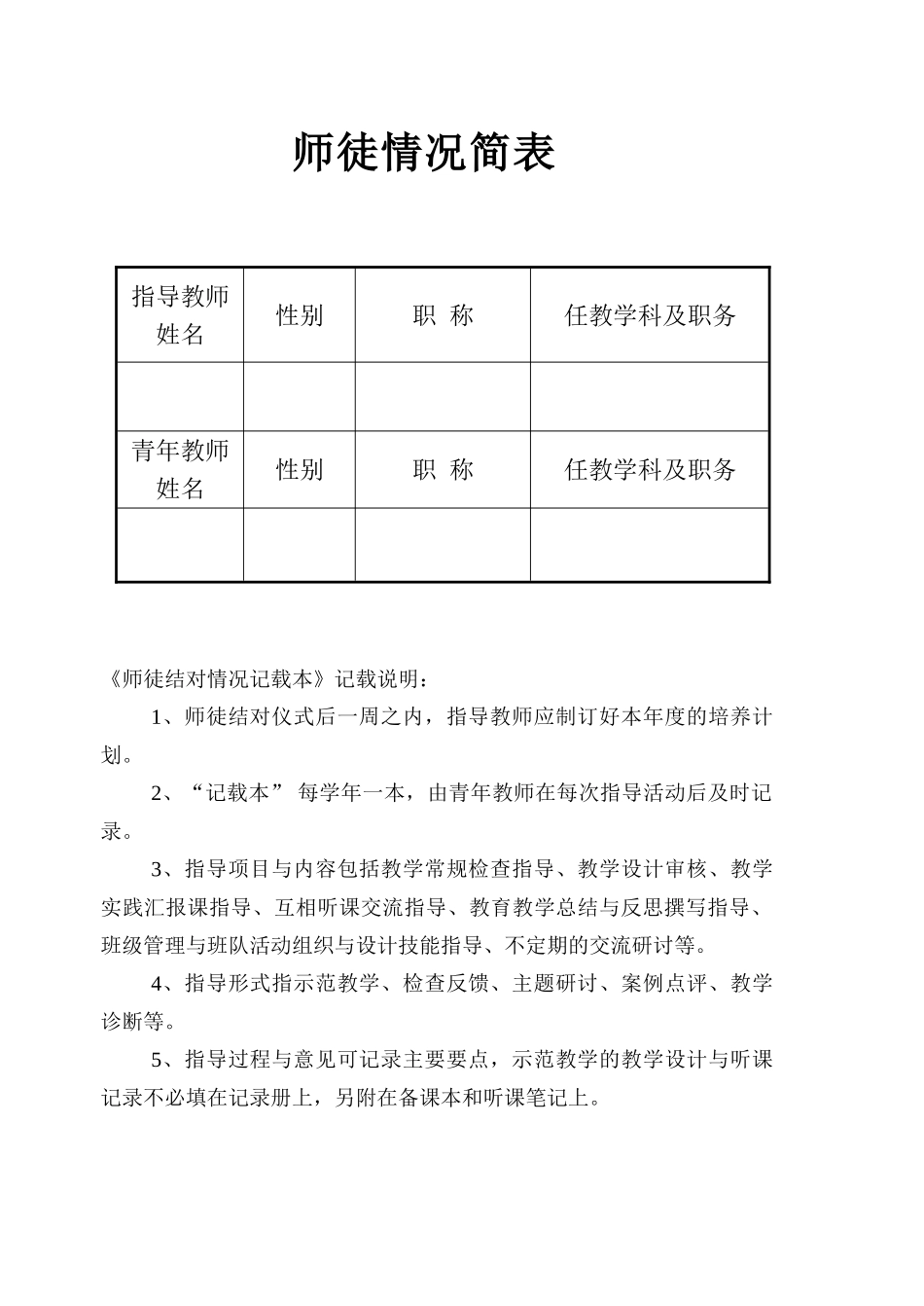 青蓝工程记录册(DOC37页)_第2页