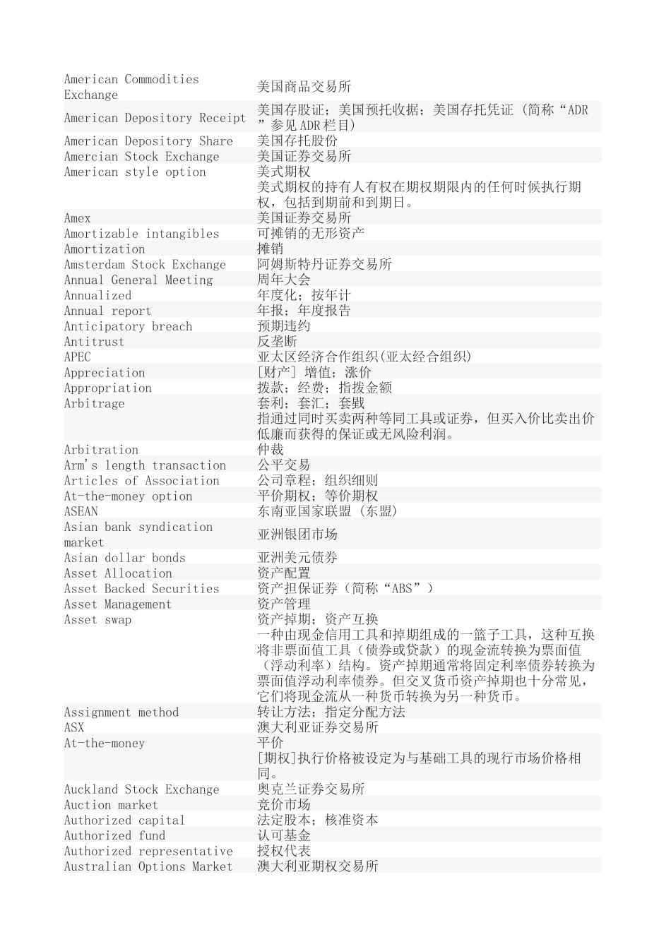 金融词汇表汇编_第2页
