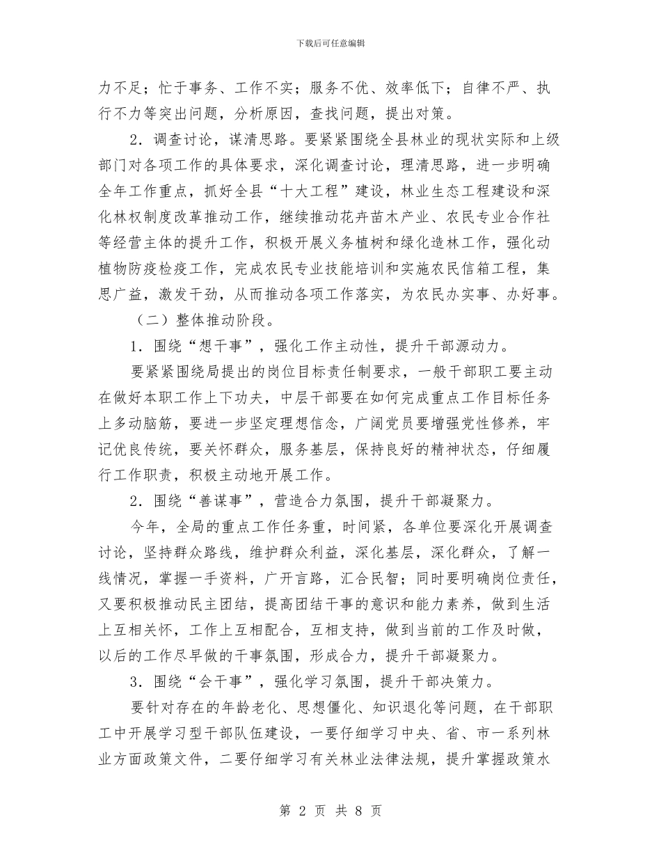 林业局五事干部工作意见与林业局人才工作总结汇编_第2页