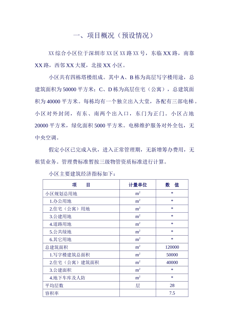 深圳市某综合小区管理方案_第3页