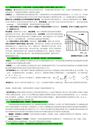 化工原理学习归纳