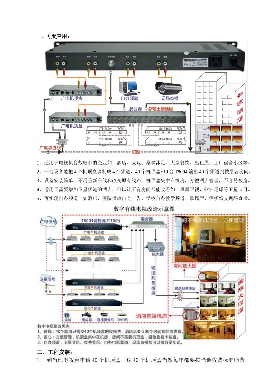 酒店数字有线电视前端改造方案书_第3页