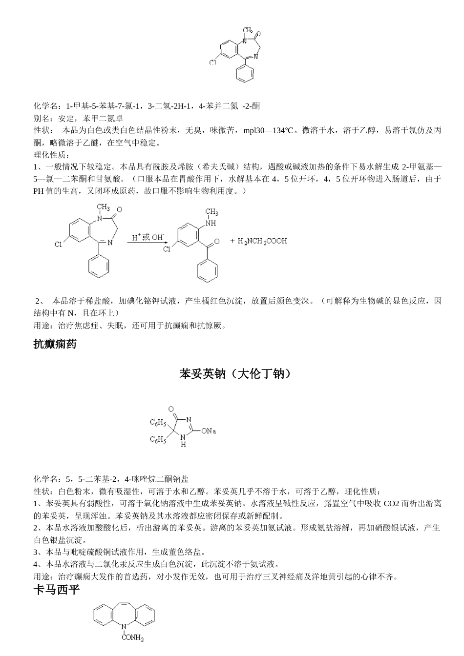 药物化学要掌握的知识点_第2页