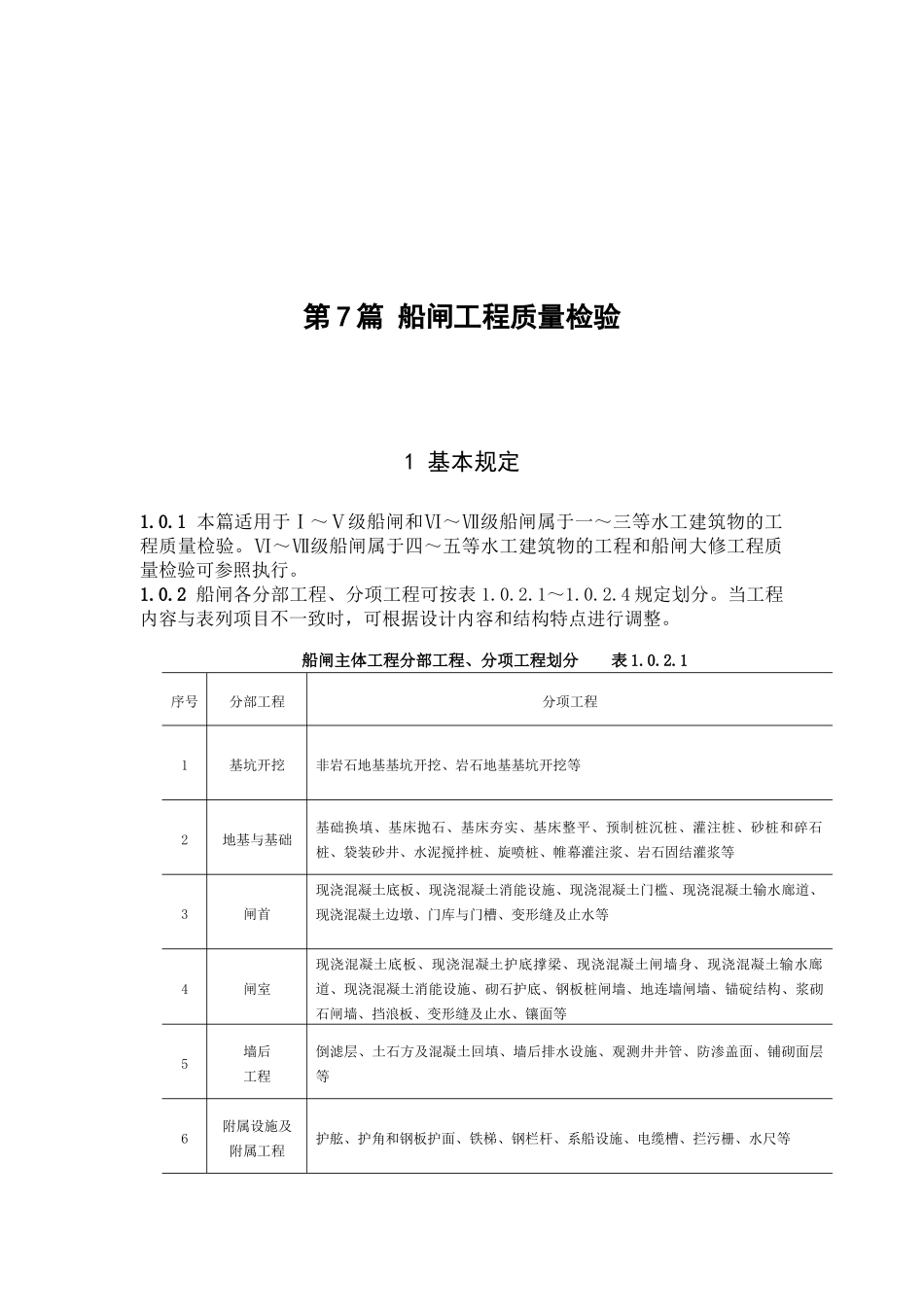 第7篇_船闸工程质量检验_第1页